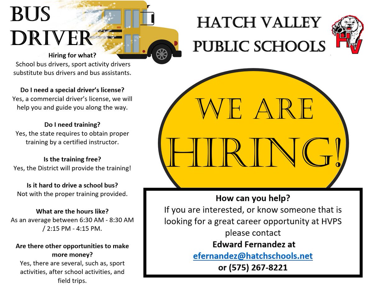Hatch Valley Public tweet media