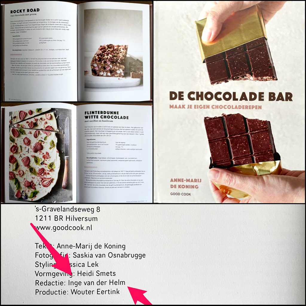 Weer zo’n leukerd verschenen waarvoor ik de redactie mocht doen. De uitgever noemde het heel terecht een snoepje. Een geweldig boek voor chocoholics #likeme😍 #chocolade #chocolatebars #kookboek