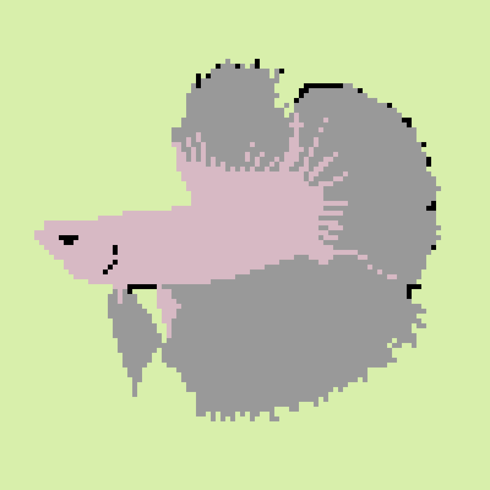 Dusty Gray and Pink Flare Labyrinth Fish on Caper Background

opensea.io/assets/matic/0…

#NFT #NFTs #NFTdrop #NFTshill #NFTartist #nftart #PolygonNFTs #PolygonMatic #pixelart #pixelartist #nftcollector #nftcollectors #NFTcollectibles #NFTcollection #NFTcollections