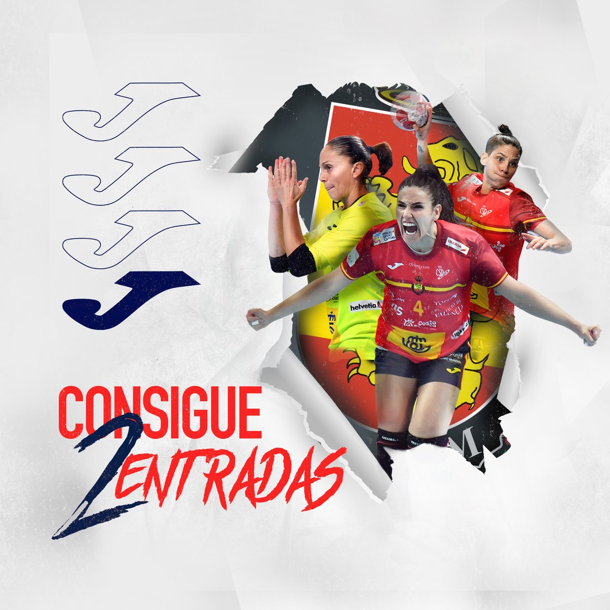 🔄 Dale a RT 🔄
📲 Síguenos y llévate dos entradas para el primer partido del mundial 🤾‍♀️
🇪🇸🆚🇦🇷
🏟️ Palacio de los Deportes de Torrevieja
⌚️ 20:30
🗓️ Miércoles 1 de diciembre.
#SheLovesHandball #Guerreras 

📢 Anunciaremos el ganador el martes 30 a las 17:00 h.