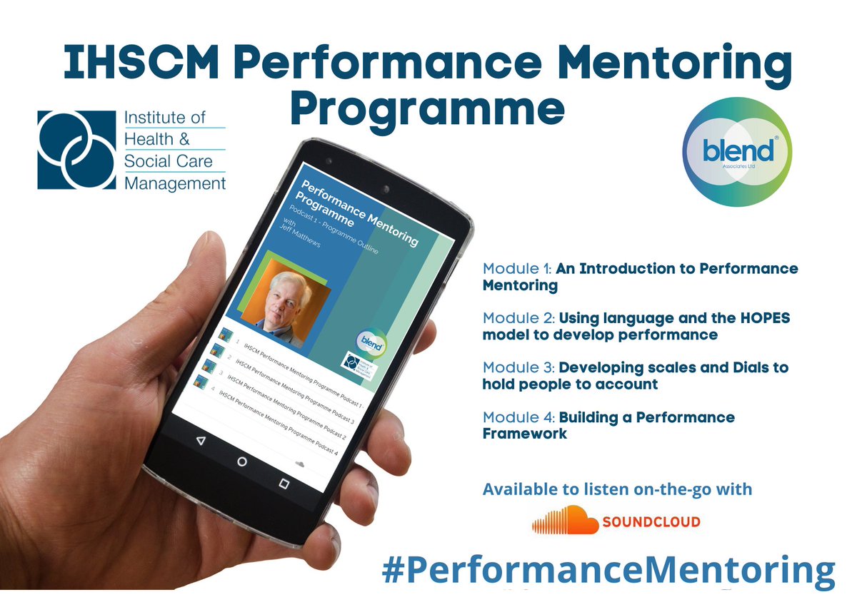IHSCM πππ³οΈβπ (@ihm_tweets) on Twitter photo We are thrilled to launch our brand new Performance Mentoring Programme in partnership with <a href="/LtdBlend/">Blend Associates Ltd</a>
This course teaches you the skills needed to engage, motivate & enable improved team performance
Watch the course promo: zcu.io/eU7C
Enrol: zcu.io/oMAP We are thrilled to launch our brand new Performance Mentoring Programme in partnership with <a href="/LtdBlend/">Blend Associates Ltd</a>
This course teaches you the skills needed to engage, motivate & enable improved team performance
Watch the course promo: zcu.io/eU7C
Enrol: zcu.io/oMAP