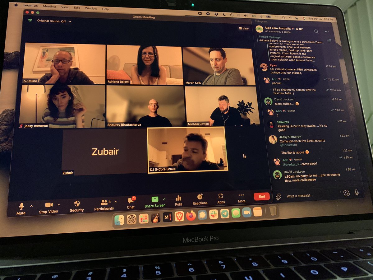 nonfungibleab's tweet photo. The night 🦉s are up!
Aussie @Algorand @DecipherEvent pyjama party #CommunityMatters
@GoldMeld @Algomint_io @polynize @verita @wedgefinance @algo_pulse #decipher21 #algofam ❤️ https://t.co/CzKjDp2flZ
