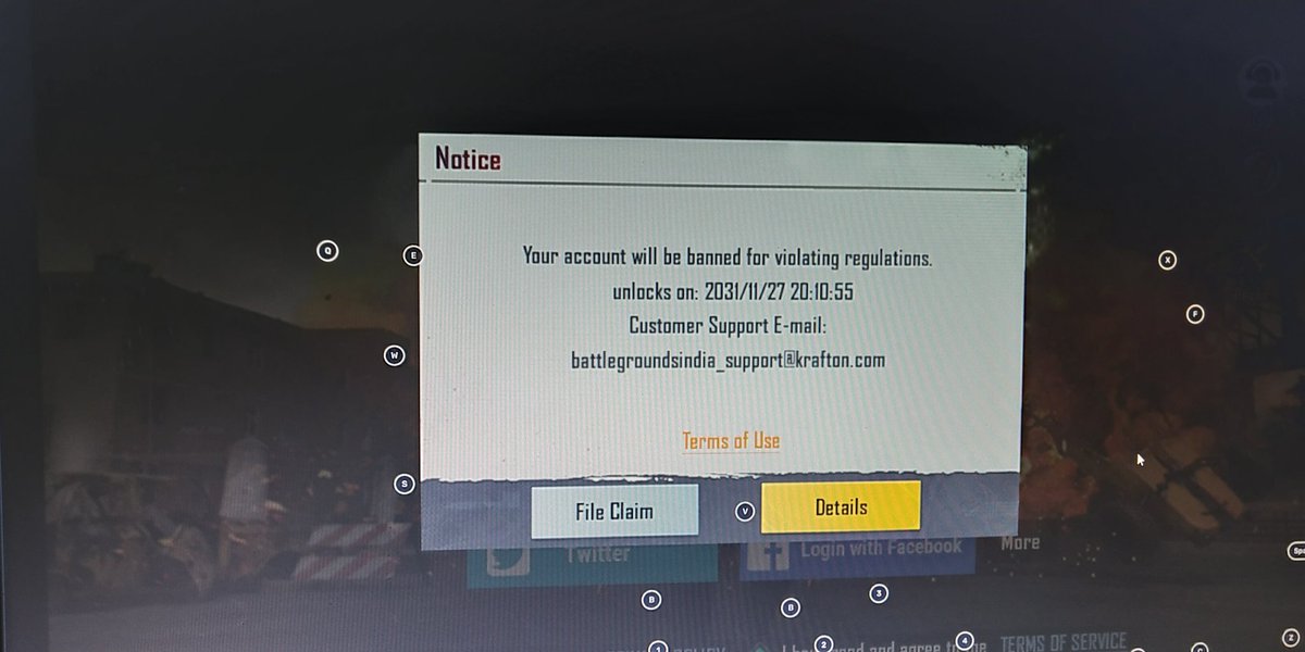 BHumorbuzz's tweet photo. @battlegroundpub  whyyyy ban me ?? Please check the issue ... Please unban me https://t.co/Lc0OlvKam3