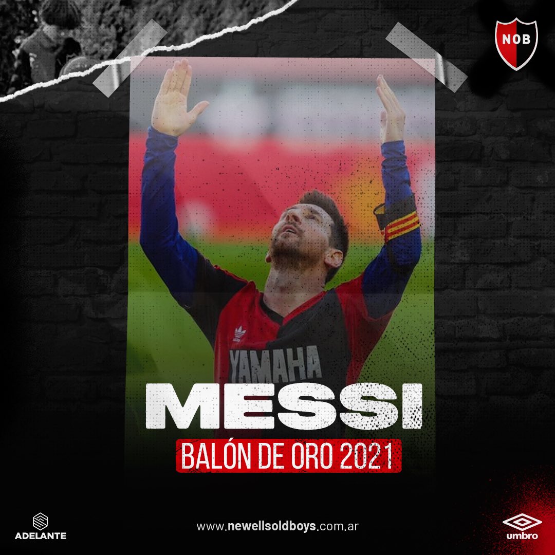 Una historia que comenzó hace años en nuestra escuela y hoy sigue escribiendo sus páginas doradas.

Séptimo #BalondeOro para Leo 👏🏼

¡Felicitaciones leproso! 🐐🔴⚫️