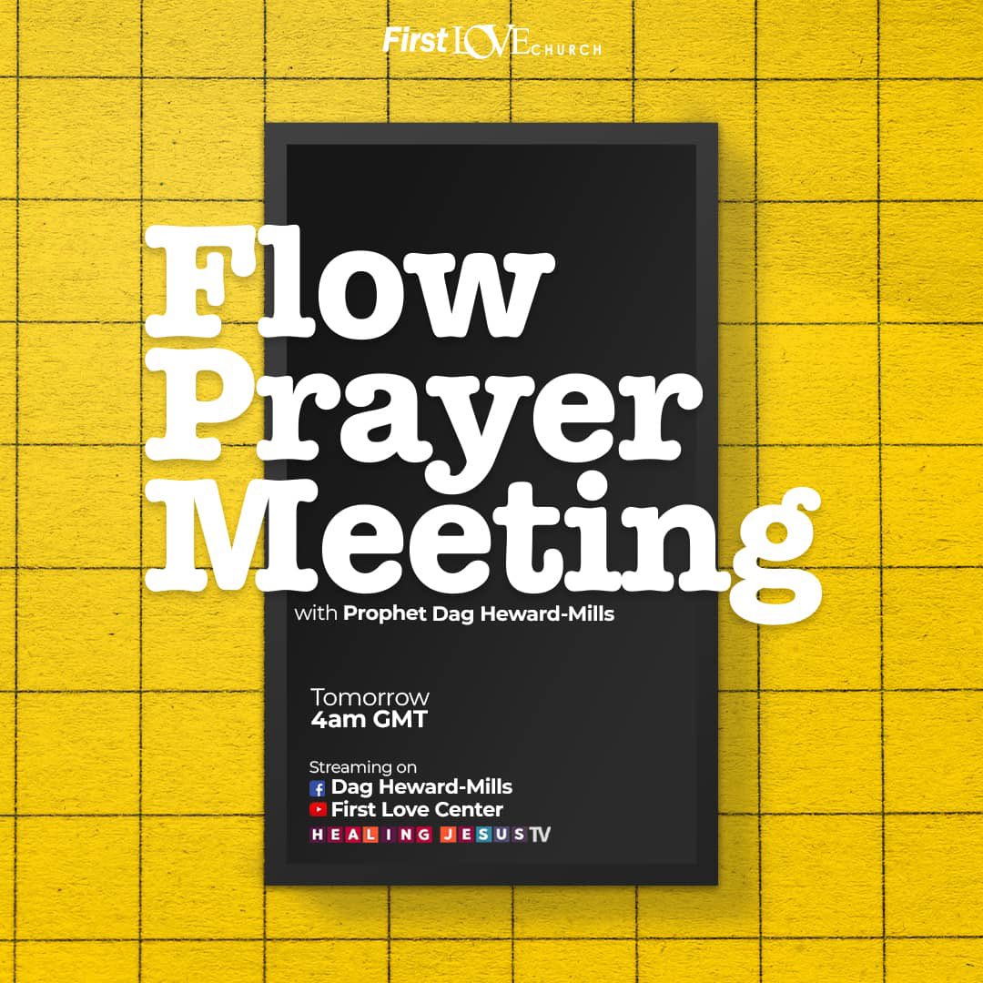 You must learn how to pray and never give up. Don’t stop praying! Keep on with the work of God! God is hearing your prayers.

You will be greatly blessed as you pray with faith at tomorrow's Flow Prayer Meeting!

#FlowPrayerMeeting #DHMM #FlowWithMe