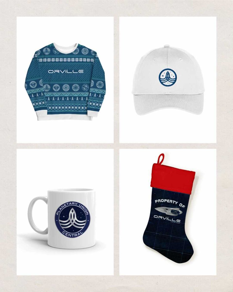 TheOrville's tweet photo. Spread #TheOrville cheer this holiday season with official merch from Shop Hulu: https://t.co/LPPwlEWoH2 https://t.co/jJ20E60wl4