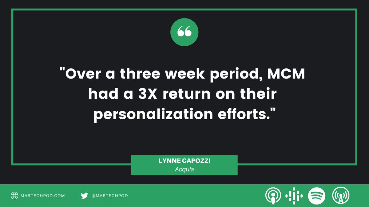 acquia's tweet photo. Acquia CMO @lcapozzi joined the @martechpod to chat with host Ben Shapiro about creating digital experiences for the post-pandemic consumer. Listen to learn about how to meet consumers demands for a highly customized user experience online. https://t.co/OmGpPfZkjI https://t.co/q1dM5zEc6Q