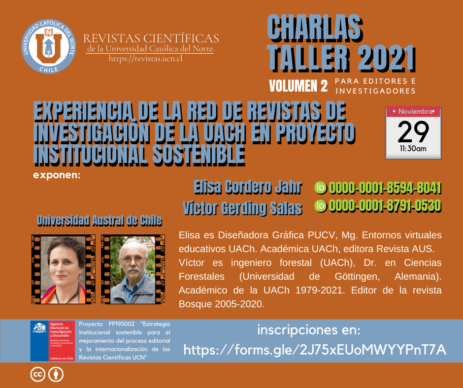 Si se lo perdieron, pueden ver la charla acá:

youtu.be/T7tzRtMFOu0

<a href="/UAustraldeChile/">Universidad Austral de Chile</a> 

#sostenibilidad #revistas #investigacion