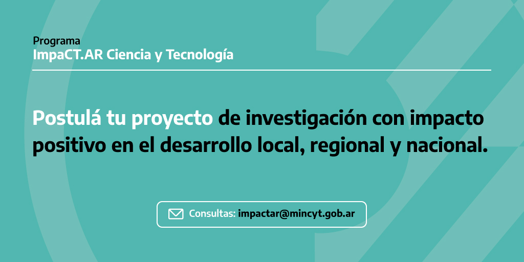 El municipio de la Villa de Merlo, #SanLuis, requiere el análisis y evaluación de los niveles de material particulado, compuestos orgánicos volátiles y contaminantes de agua en el Arroyo Juan Pérez.

Conocé más y presentá tu proyecto antes del 2/12 en: argentina.gob.ar/ciencia/sact/i…