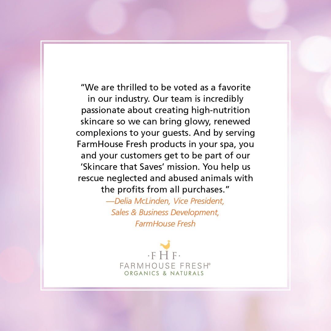 americanspamag's tweet photo. Congratulations to @farmhousefresh  on their 2021 Professional's Choice Awards win - Favorite CBD Line ✨🏆 https://t.co/SKc5edECFc