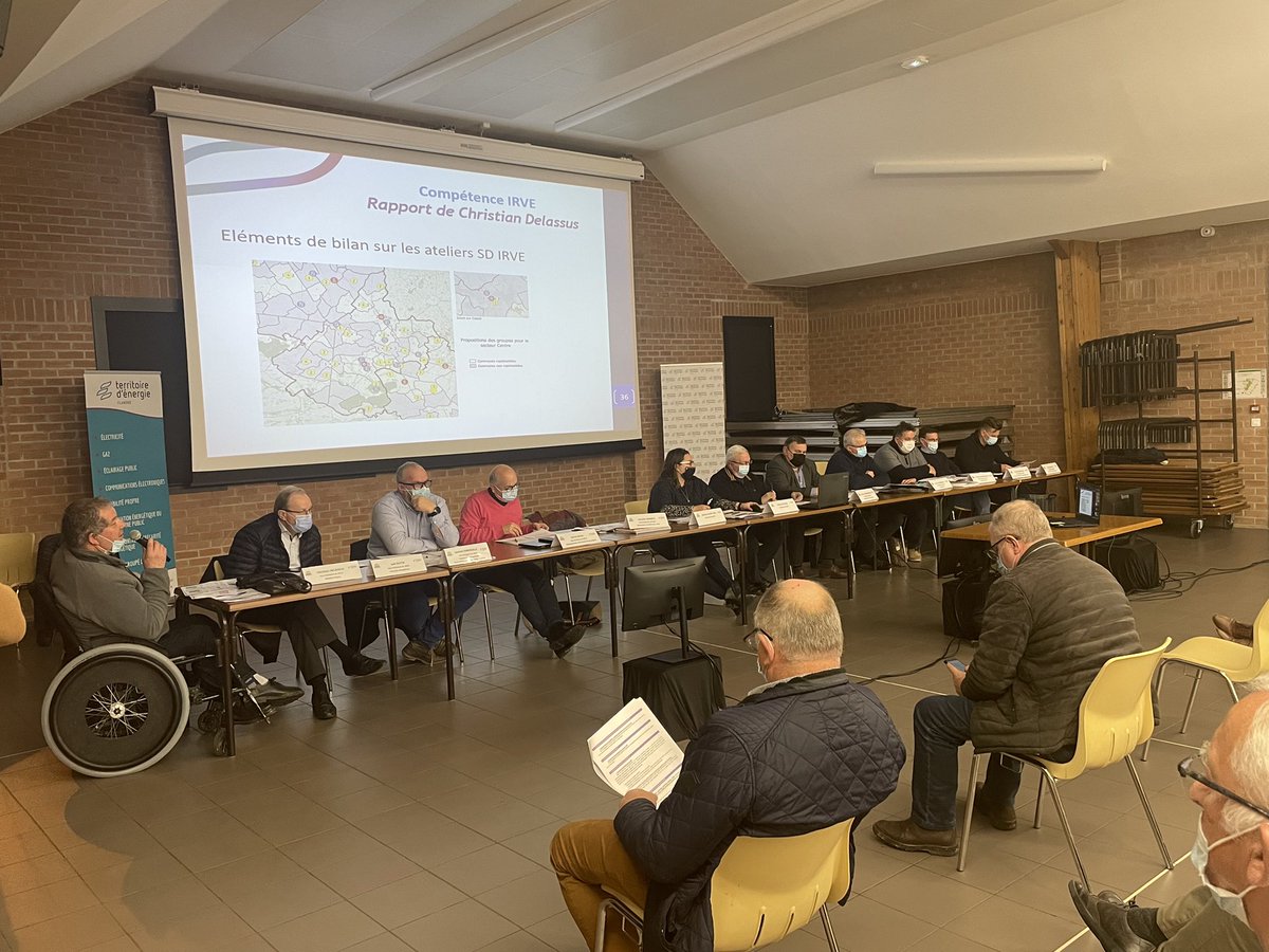 EnergieFlandre's tweet photo. En direct - comité syndical du @siecf à #Meteren et en visio : adoption de la DSP de desserte en gaz naturel de #CappelleBrouck et #StPierreBrouck https://t.co/iyY3iVS0aQ