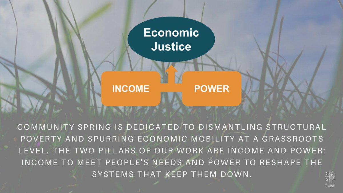 CommunitySpring's tweet photo. Today is #GivingTuesday2021! Support our efforts to dismantle structural poverty and spur economic mobility. We hire people who have been impacted by poverty to organize around systemic issues that have perpetuated the cycle of poverty in their lives. https://t.co/qzfW4hLhD0 https://t.co/ZnEXG52OgG