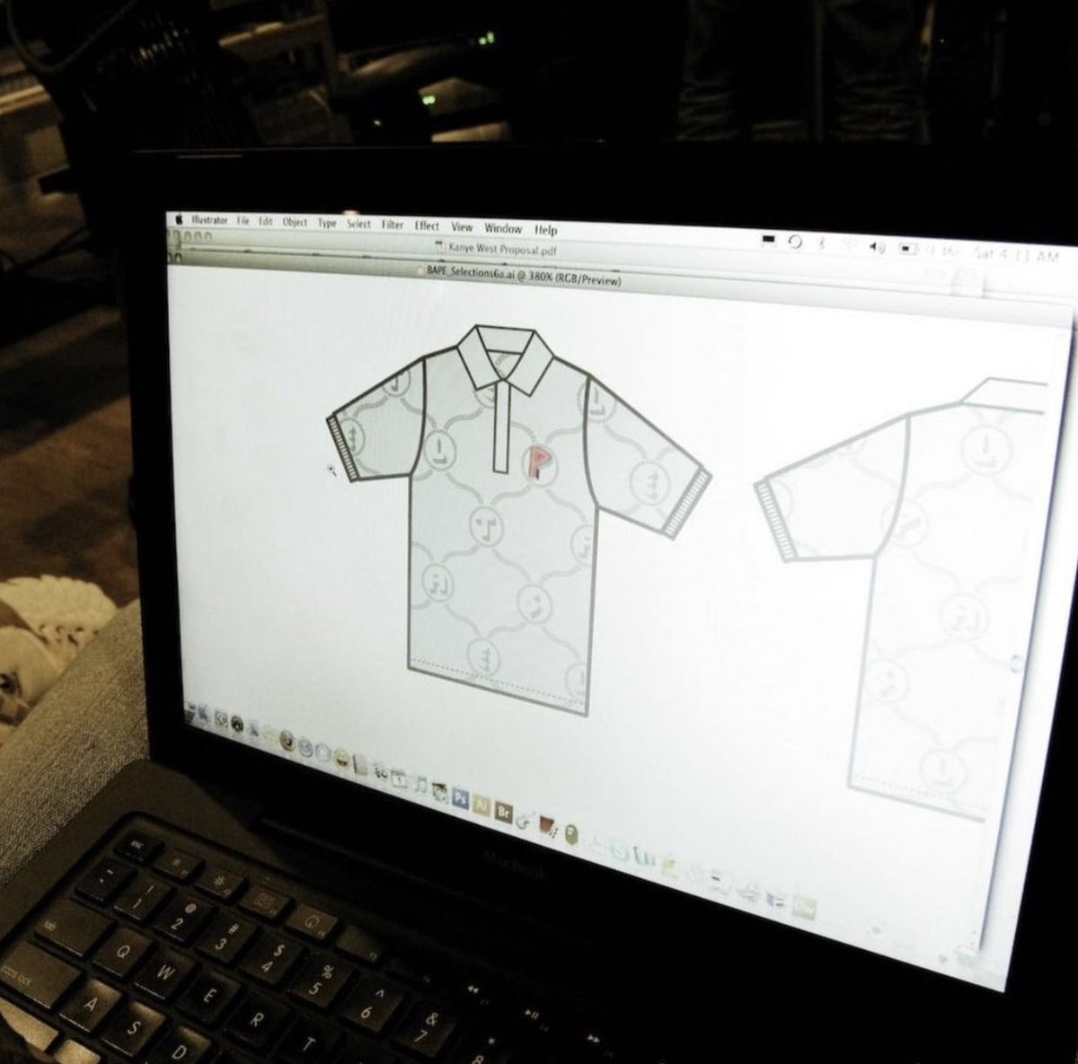 StreetFashion01's tweet photo. Kanye West and Virgil Abloh designing PASTELLE (2009) https://t.co/wLgJE7WpMA