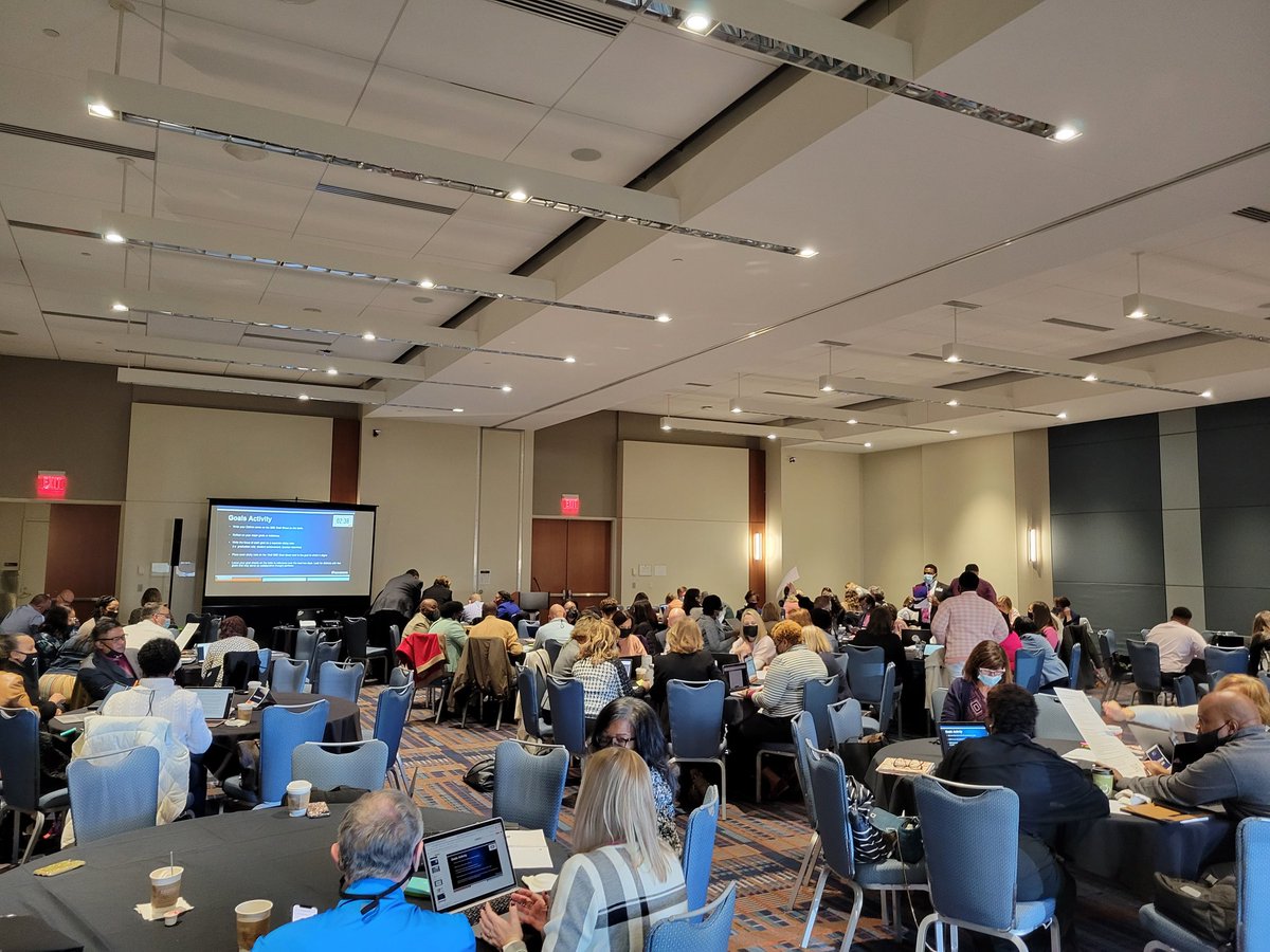 The NE Region has a packed house <a href="/AIM_NCDPI/">NC AIM Conference</a>! This room is filled w/ dedicated, dynamic teams w/ the students at the center of our work! Focused on alignment with <a href="/edstateboard_nc/">NC State Board of Education</a>. No doubt this region is listed as #1! #LargestCrowd #NCLighthouseLeaders <a href="/AIM_NCDPI/">NC AIM Conference</a> <a href="/NERESANews/">NERESA News</a>