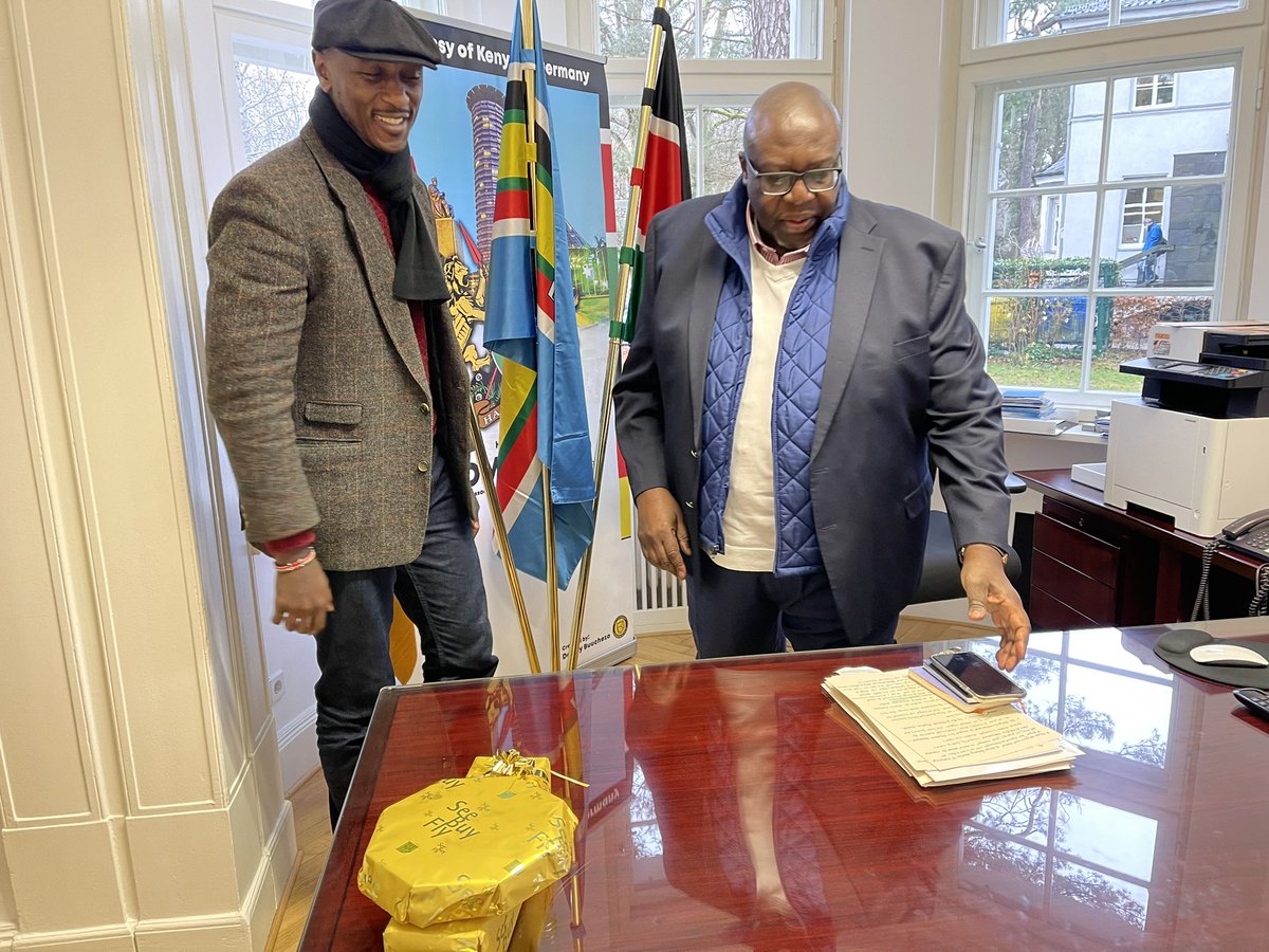 amolosango's tweet photo. I had a bracing chin wag with @iminjire on leveraging diaspora know-how &amp; opportunities in Germany to achieve Kenyan &amp; African quick -wins : long -term gain. I am confident @MelaninKapital and the innovative @melani_n_keita  will grow this outfit into a behemoth. https://t.co/PmsvsImojX