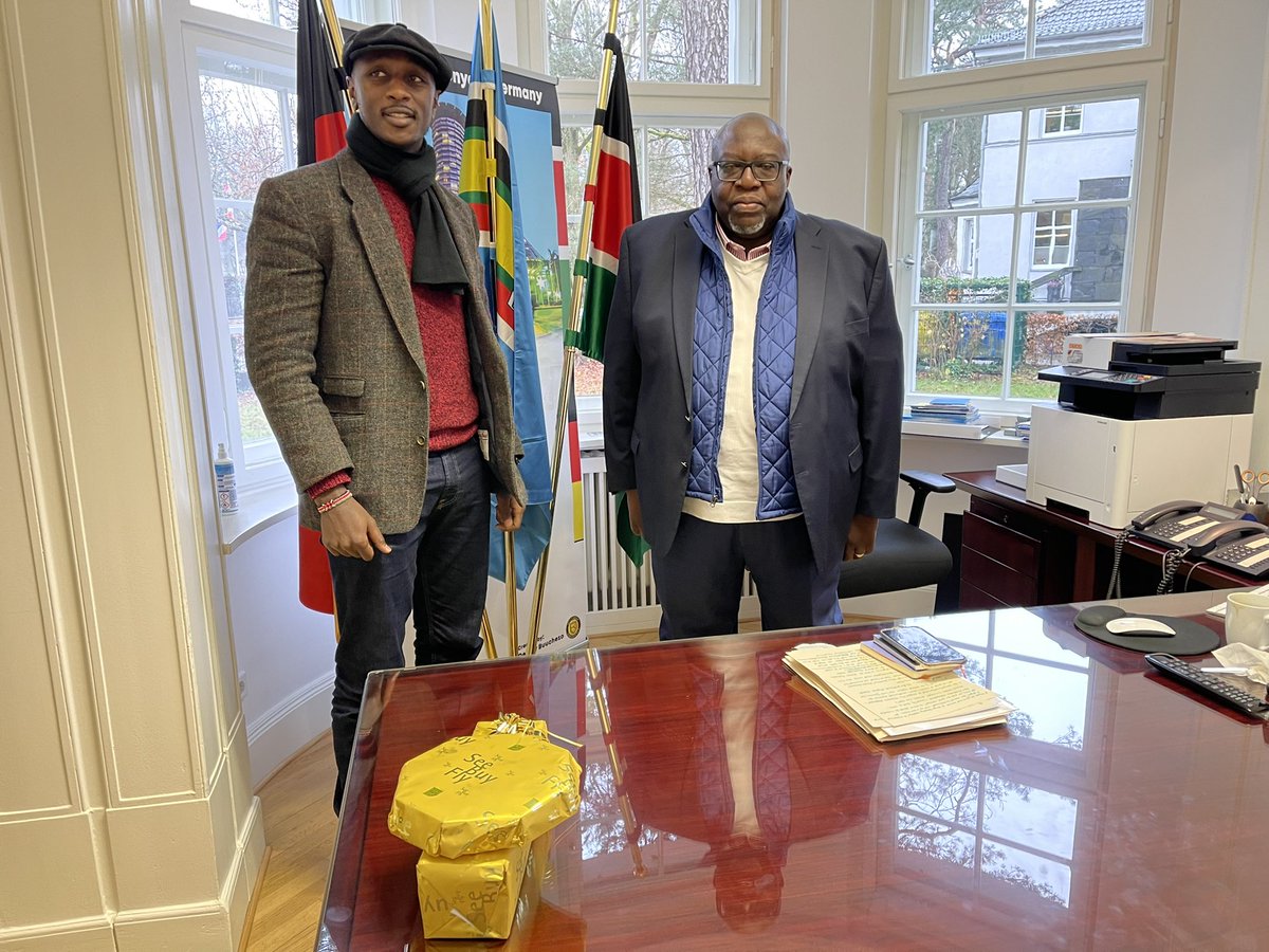 amolosango's tweet photo. I had a bracing chin wag with @iminjire on leveraging diaspora know-how &amp; opportunities in Germany to achieve Kenyan &amp; African quick -wins : long -term gain. I am confident @MelaninKapital and the innovative @melani_n_keita  will grow this outfit into a behemoth. https://t.co/PmsvsImojX