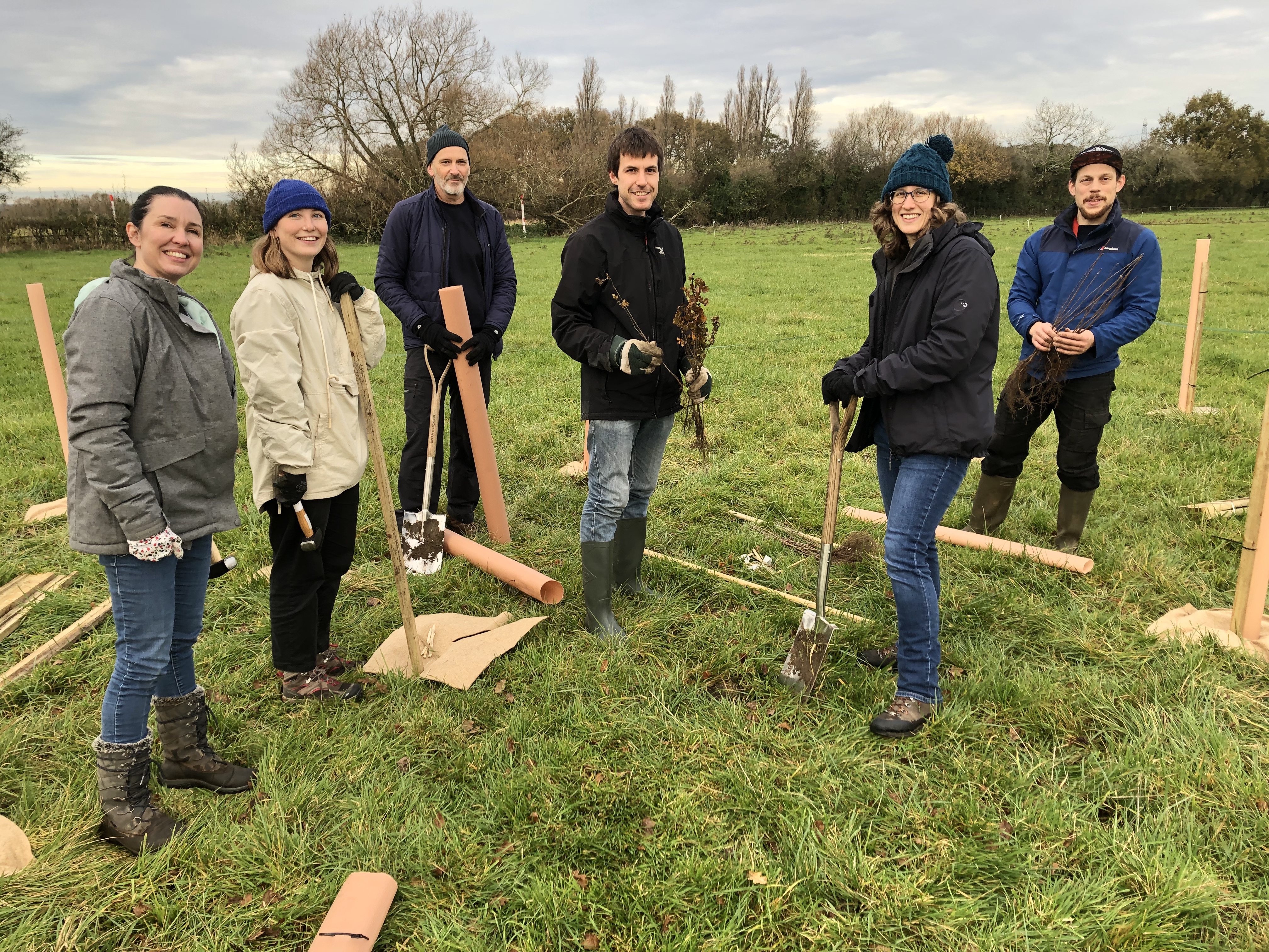 Kelpi on Twitter: "Now that was a fantastic team day. Eight of the team from Kelpi were amongst 20 volunteers planting 500 trees at the start of a new carbon-offsetting forest near