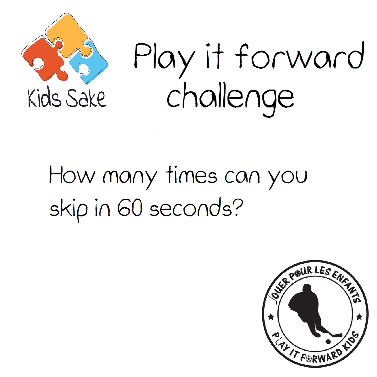 KidsSake_PBE's tweet photo. Skipping is a great activity that engages multiple muscle groups! How fast can you skip! https://t.co/hNkSpZ8Sl2