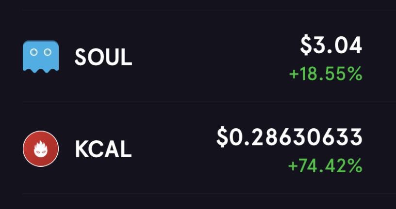souldier_2's tweet photo. @PhantasmaChain $SOUL and $KCAL definitely worth the wait. https://t.co/B6Ulq7ct38