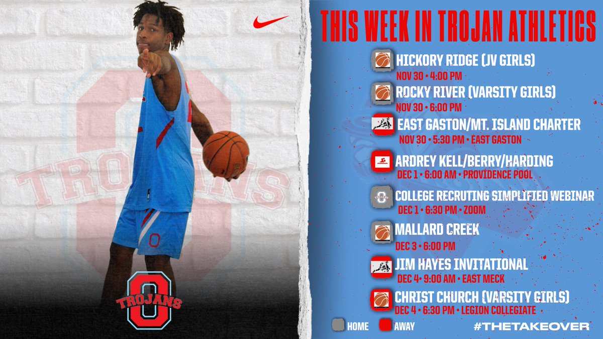 Check out our sports schedule for the week‼️ 
📺: nfhsnetwork.com/schools/olympi…
🎟: varsitytix.shop/#/events/15304
#thetakeOver #TrojanSoldiers #WomenOfTroy #MadeofSteele #WeTheSouthside