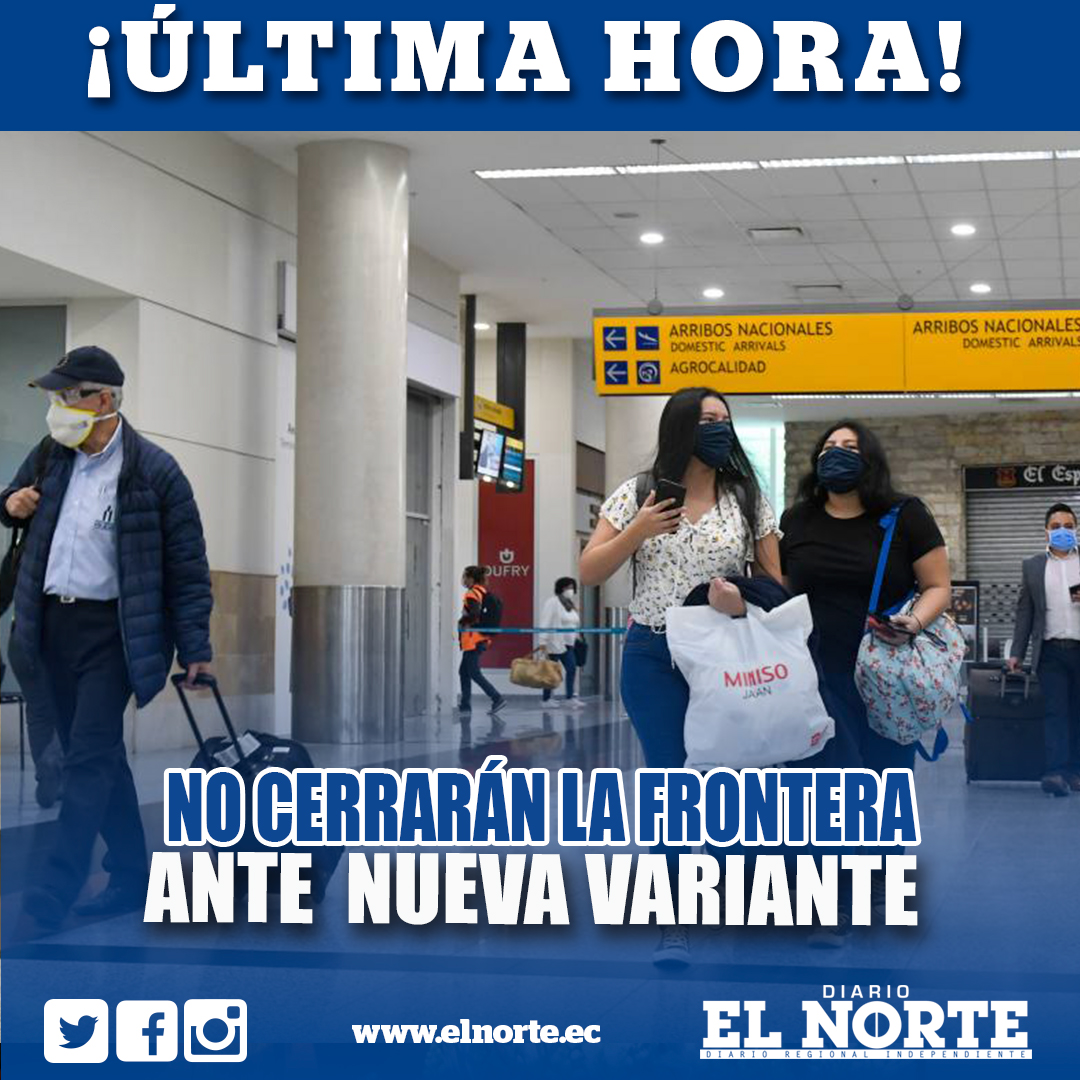 elnorteadiario's tweet photo. #Coronaviorus | El ministro de Turismo enfatizó que para el mes de diciembre se espera que en Ecuador el 85 % de los mayores de cinco años esten con la pauta completa de vacunación contra la covid-19. Ver: https://t.co/JULTHwZcVz https://t.co/UkI5n8ky6a