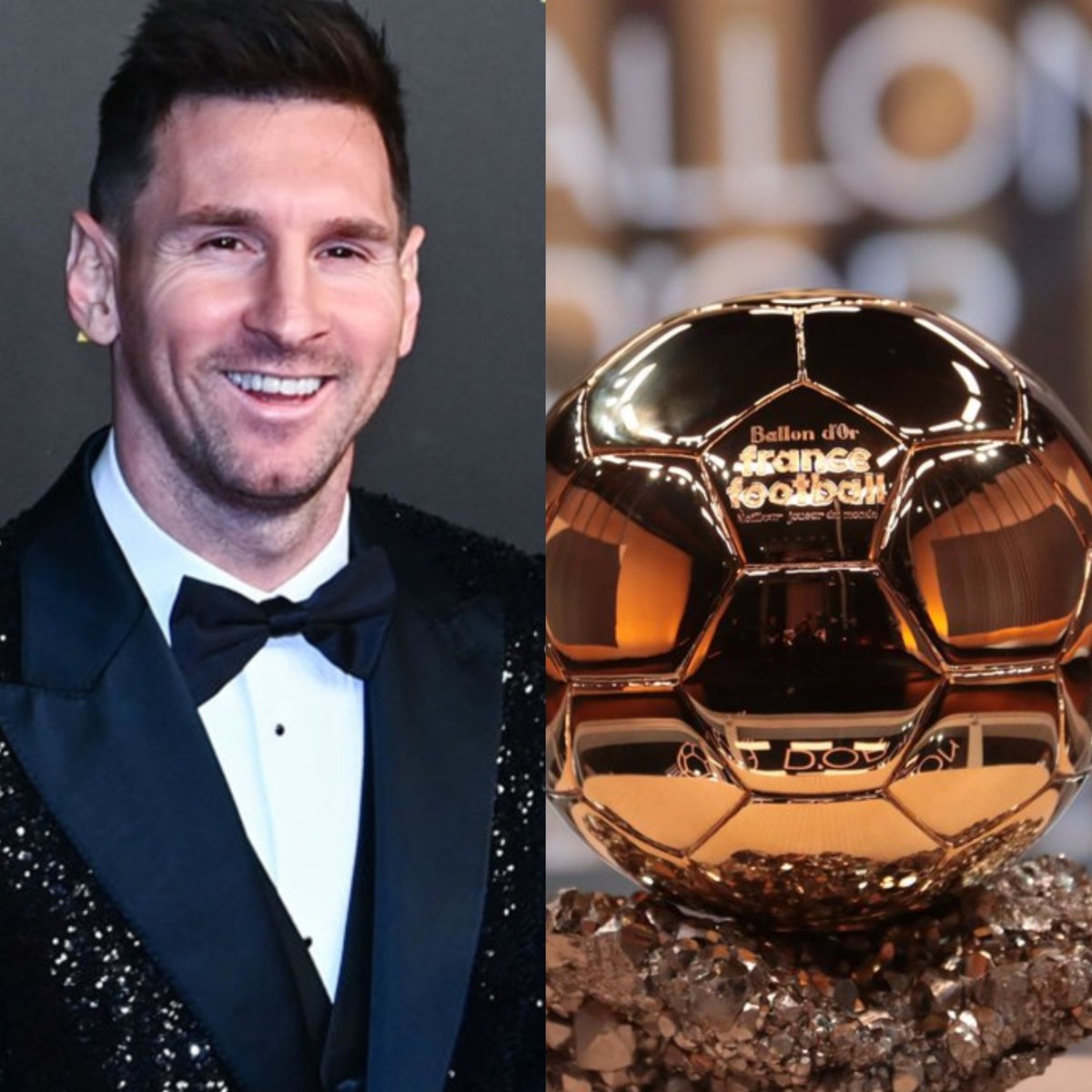 ¡¡OFICIAL!! ¡¡EL SÉPTIMO LLEGÓ!! Lionel Messi conquistó el Balón de Oro 2021. El genio argentino se confirmó como el indiscutible máximo ganador del premio que entrega France Football: 2009, 2010, 2011, 2012, 2015, 2019 y 2021. El jugador más completo de todos. El rey. THE GOAT.