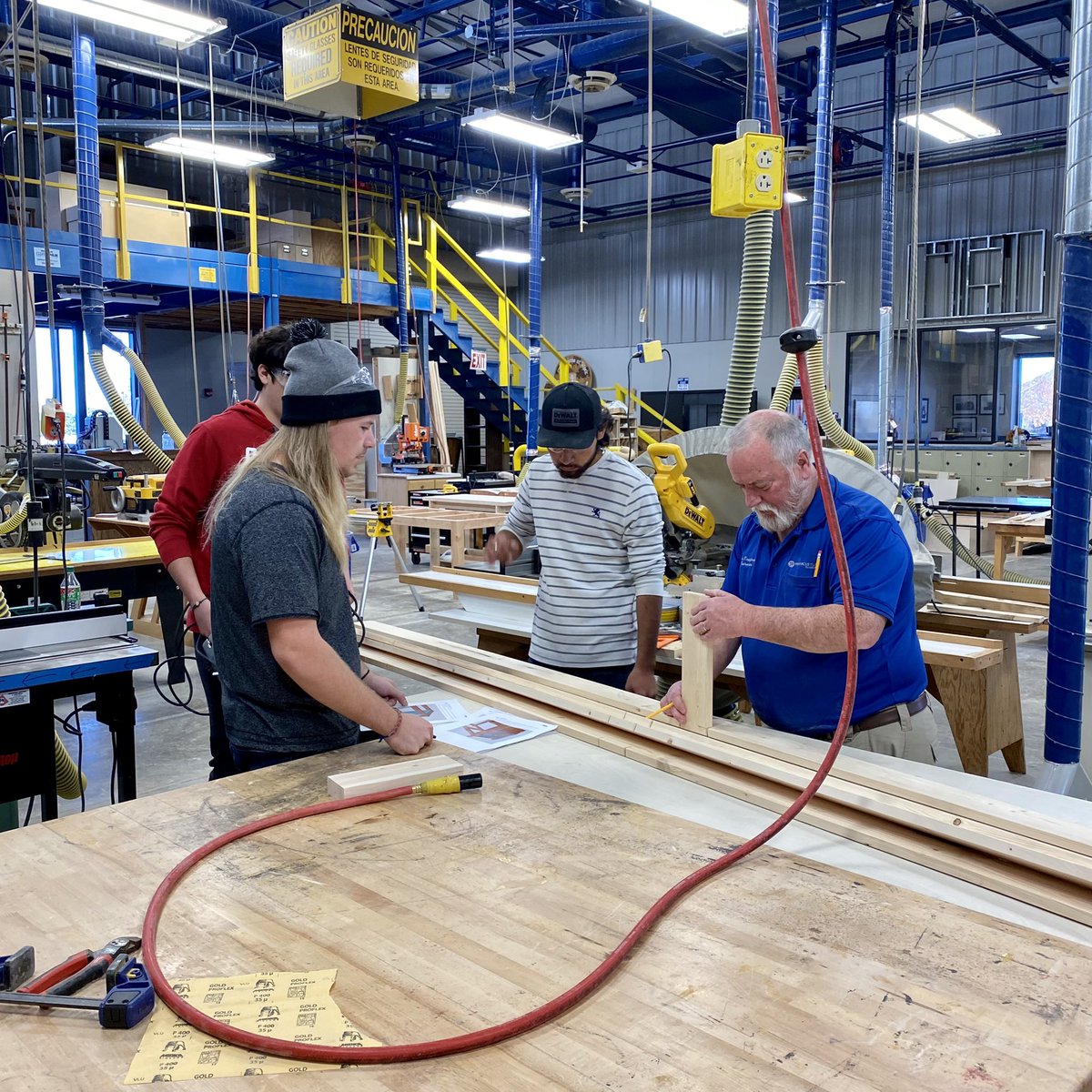 FrancisTuttle's tweet photo. Exciting things are happening! We’re partnering with #PrairieSurfMedia to prepare students for #careers working in the local #film industry. Our #carpentry students are currently building a set that will be featured in an upcoming #movie! Learn more: https://t.co/Tctla37Tgh https://t.co/1UrwE76WBc