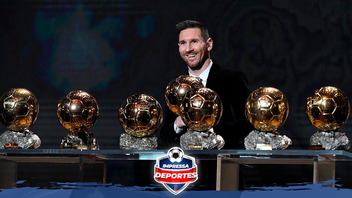IMPRESSAREP's tweet image. Messi se convierte en el ganador del Balón de oro 2021 #ImpressaDeportes 🥇⚽️

🔷 Lionel Andrés Messi es el primer jugador de la historia en ganar siete veces el Balón de Oro 🤓⚽️

#ImpressaRepuestos #Messi #LionelMessi #BalónDeOro