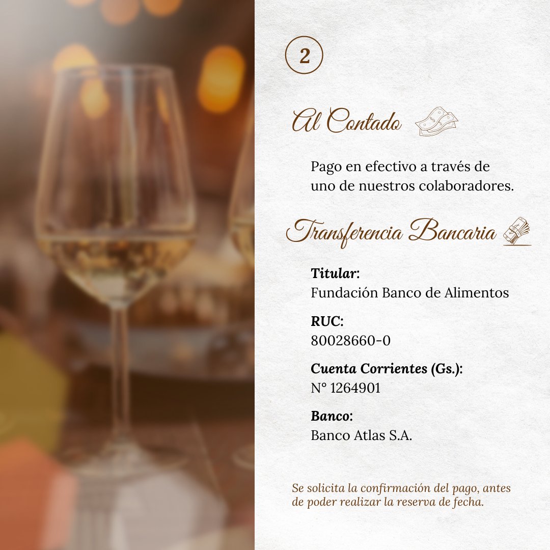 BdA_Py's tweet photo. Aquí te mostramos lo fácil y rápido que podés acceder a esta cena #DobleDeleite
#BancoDeAlimentos #Paraguay #Solidaridad #Bda_Py #BancoDeAlimentosPy #FoodBanking #CenaDobleDeleite https://t.co/ogan81QwbA