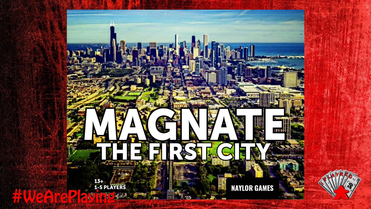IPlayRedGaming's tweet photo. Played #MagnateTheFirstCity by Naylor Games #tabletopgaming #boardgames #WeArePlaying #IPlayRed https://t.co/sILAarXie0