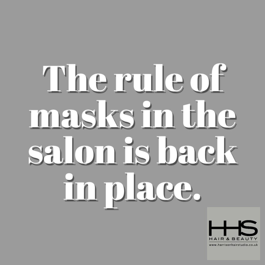 HHSLiverpool's tweet image. We are asking our clients to wear face masks in the salon, unless you are exempt. 

Harrisons Hair &amp;amp; Beauty
#hhsliverpool Where Style Comes to Life 

☎️ 0151 933 9559
📧 info@harrisonhairstudio.co.uk 
🌐 harrisonhairstudio.co.uk
