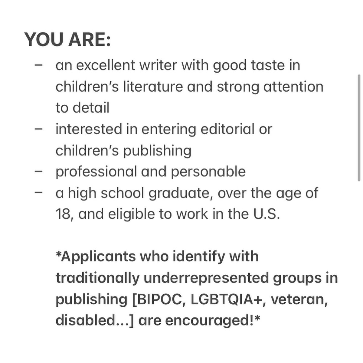 melissa_warten's tweet photo. Guess who’s back, back again, the FSG BYR editorial internship is back, tell a friend!!! I am recruiting🚨FOR ONE WEEK ONLY🚨 so come thru my inbox and maybe work for the coolest team in town! Details in the images attached, closed captions in the thread, y’all know the drill https://t.co/34H42xX699