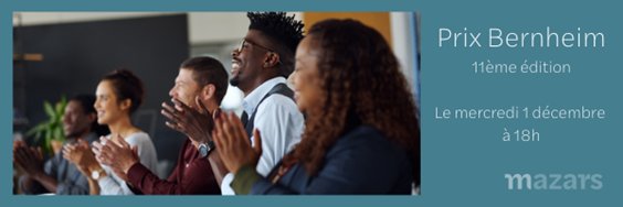 Ce mercredi va se dérouler la XIII ème édition du prix Bernheim - @MazarsGroup. 🏆
Le Master Systèmes d'Information de l'entreprise étendue (SIEE) : Audit &amp; Conseil sera représenté par 4 Étudiants de la promo 20 avec leur travaux de recherche de M2 !
Bon courage à eux 🍀🤞