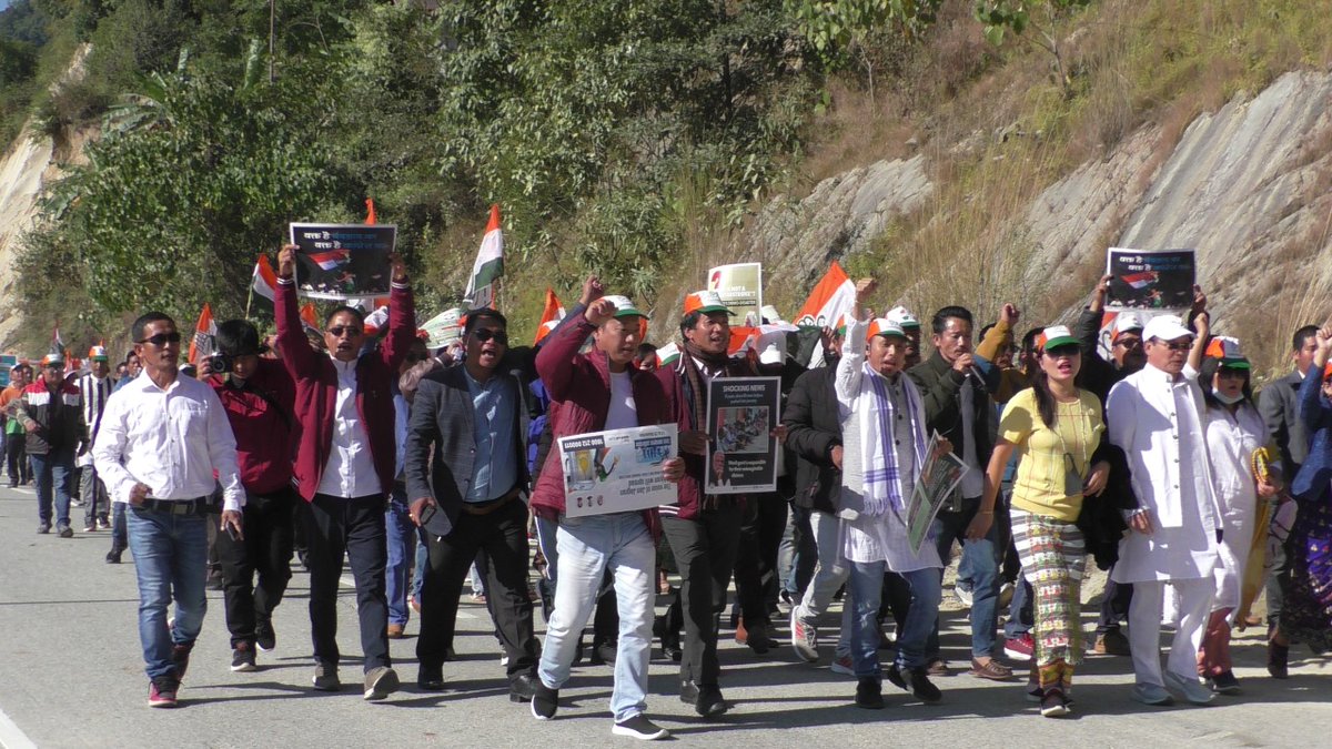 JAN JAGRAN ABHIYAAN: APCC Organise Padyatara Against Inflation of Essential Commodities Under BJP Govt. <a href="/INCIndia/">Congress</a> <a href="/NabamtukiAP/">Nabam Tuki</a> <a href="/INCArunachal/">Arunachal Congress</a>
dcommunique.com/news/jan-jagra…