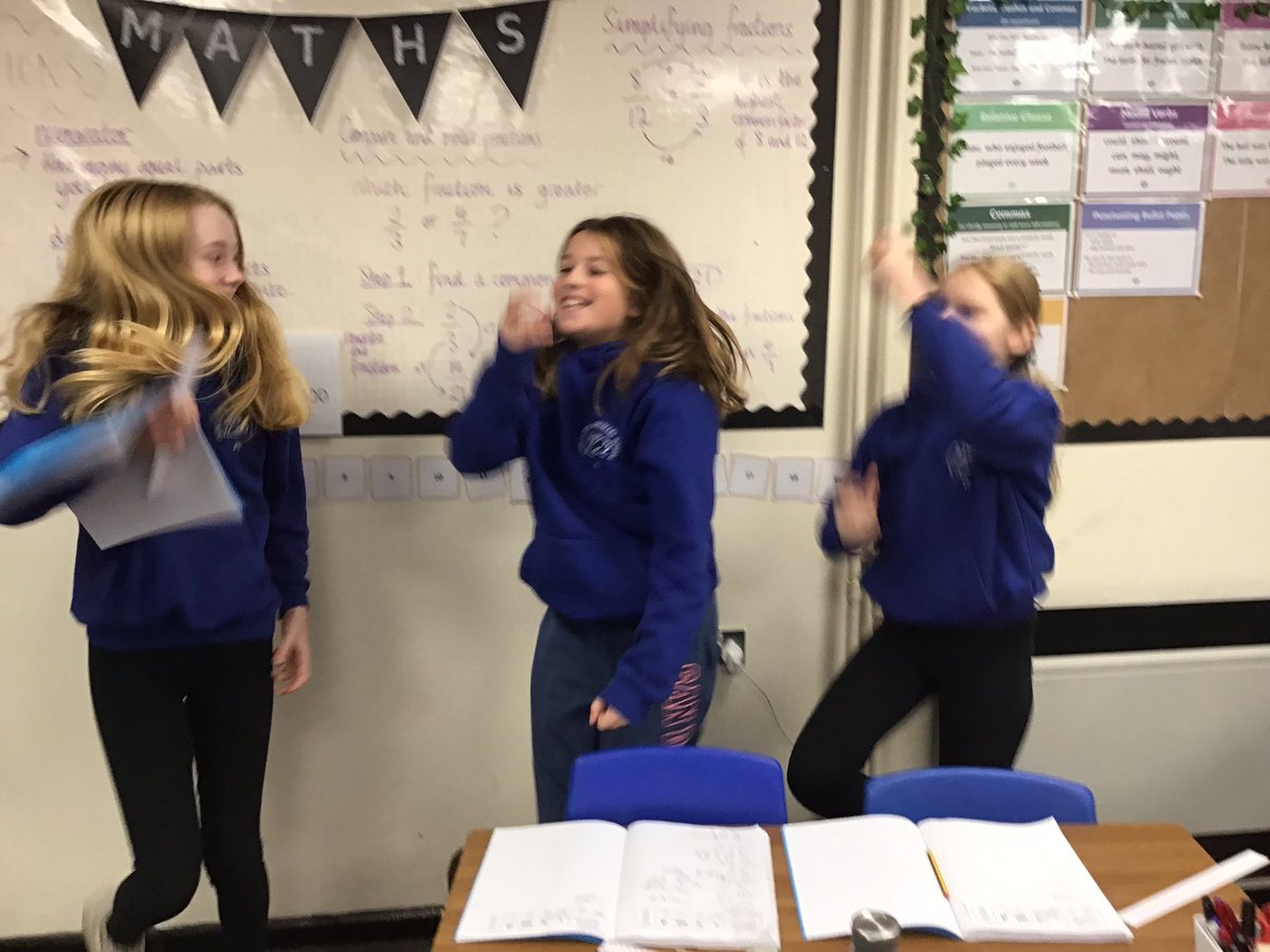 Christletonpri's tweet photo. Year 6 incorporated exercise into their maths lesson today! 💪🔢 #cpsmaths #mathsoftheday https://t.co/lIIZHoDoXS