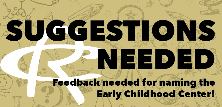 RoyseCityISD's tweet photo. Help us name the Early Childhood Center! https://t.co/6hQk8uUbPP https://t.co/W04Awe2d4x