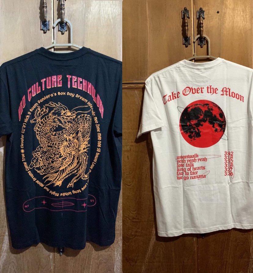 jambaninaaa's tweet photo. Sobrang worth it ng wait kasi sobrang ganda ng shirts 😭😭😭 @MINJISTUDIO  Push na rin sana yung Kun’s Cloud shirt  hehe https://t.co/s0nL5mCZEI