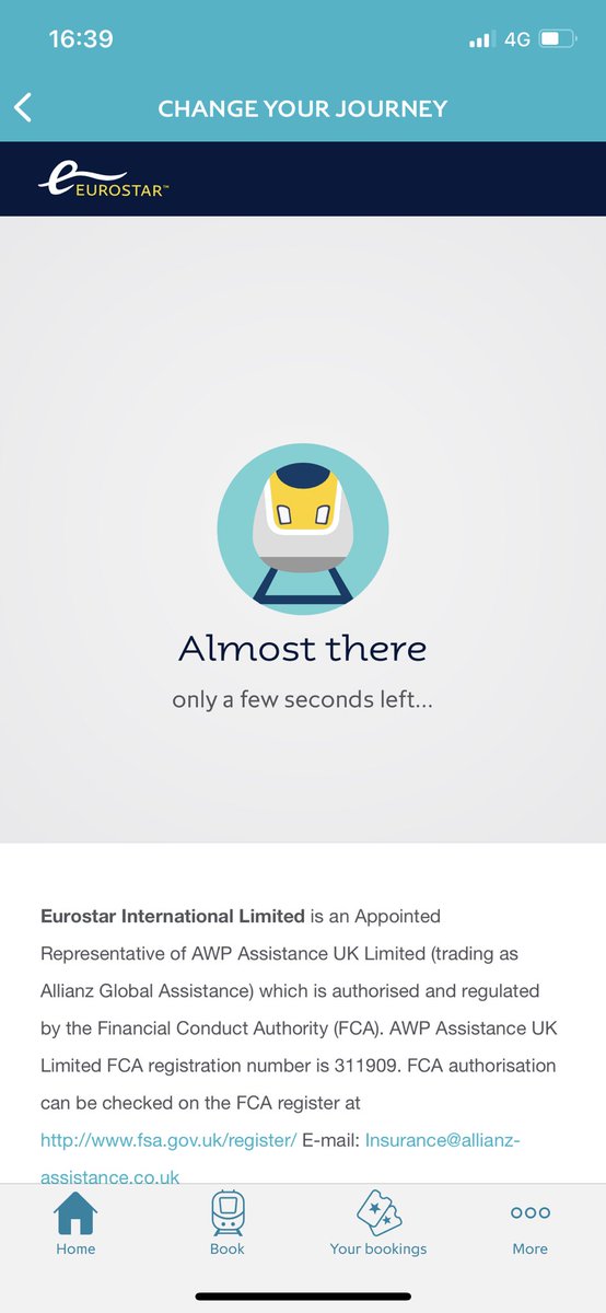 s_wiz's tweet photo. @Eurostar I have been trying to amend my booking for the whole afternoon and cannot do so as your website keeps crashing. I also can’t reach you via telephone. I need to change it ASAP as I was due to travel tomorrow. Please can you help me out? https://t.co/AY389yI4Rr