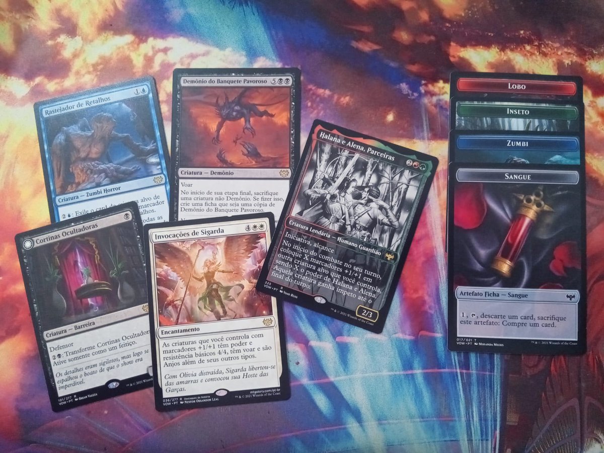 dea_pecuniae's tweet photo. ✨ SORTEIO ✨
5 cartas raras de Innistrad: Voto Carmesim + tokens

✨ Como participar:
- dar RT nessa postagem
- marcar um amigo
- me seguir no twitter

✨ O sorteio será realizado dia 12/12 através do app Sorteos e terá apenas um vencedor. Boa sorte 😉

@Wizards_MagicBR https://t.co/jzyUMs9I5u