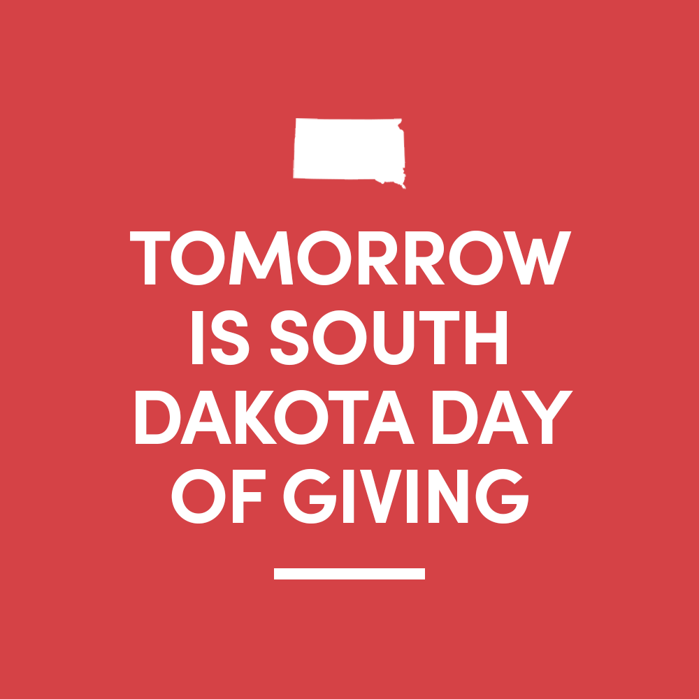 forsouthdakota's tweet photo. It's a @forsouthdakota POWER HOUR! 

RT, and/or REPLY to, this tweet and let us know who you are supporting on #GivingTuesday tomorrow. Use #ForSouthDakota. One person will be selected to award $2,000 to a South Dakota nonprofit TODAY! 

South Dakota Day of Giving is TOMORROW! https://t.co/Ey2bDKBRsL