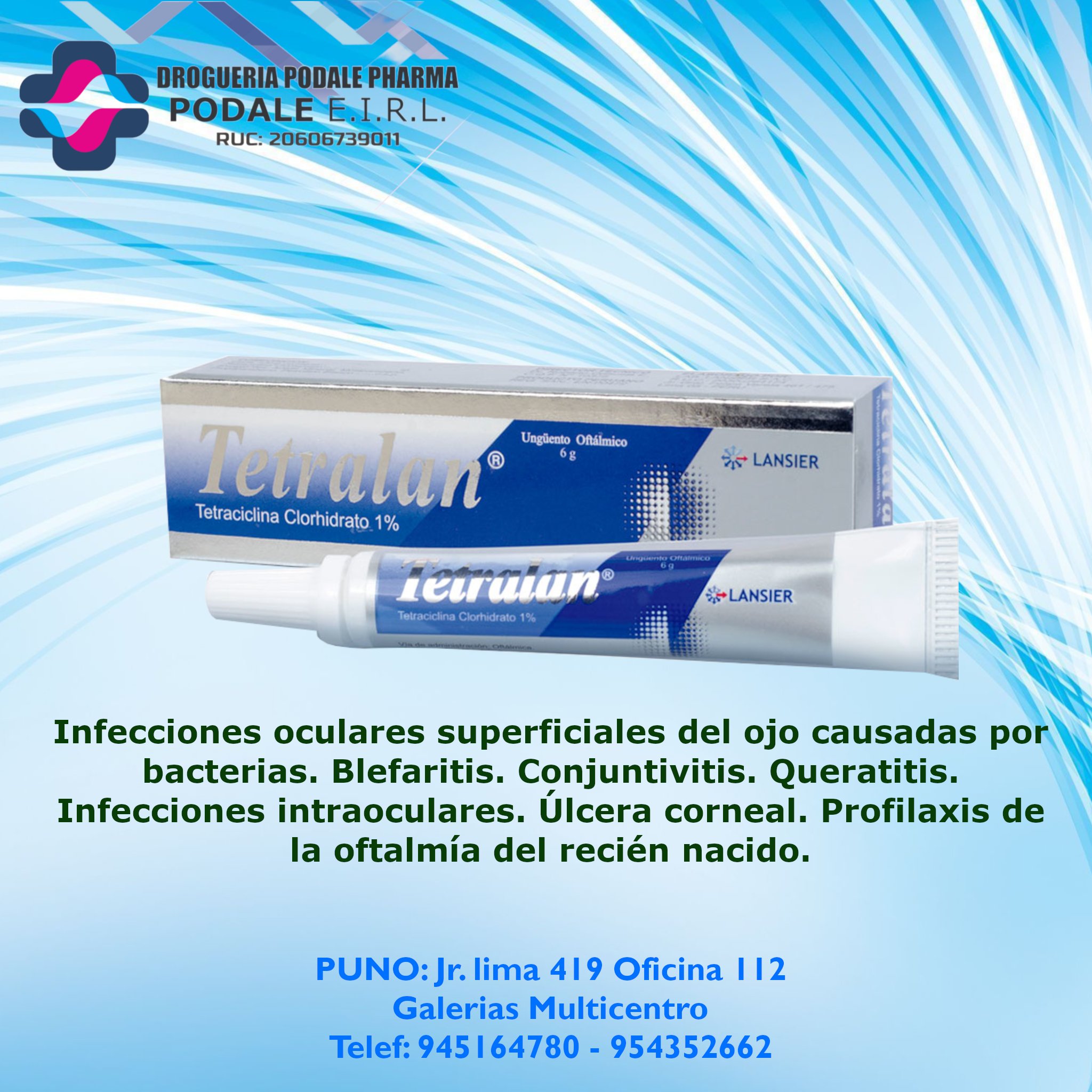 Clorhidrato De Tetraciclina Unguento Oftalmico Utterly Stylish | www ...