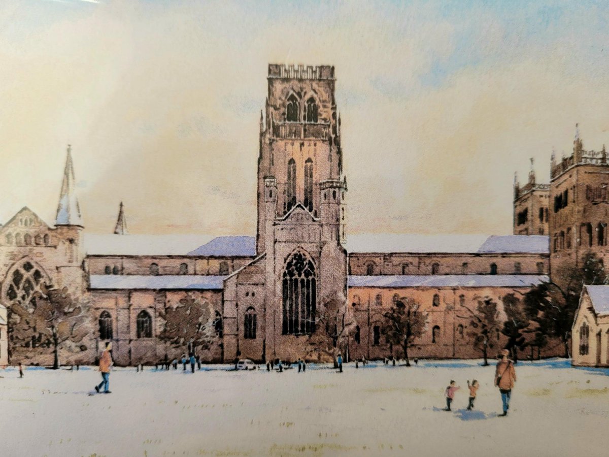DCathFriends's tweet photo. Have you got your #Christmas cards yet? 

Why not stock up on our cards designed by artist #StephenWard of #DurhamCathedral! Available from our @DCathFriends stall @XmasDurham.

#Durham #Christmas #Charity #fundraising https://t.co/ZoghqjJfr9