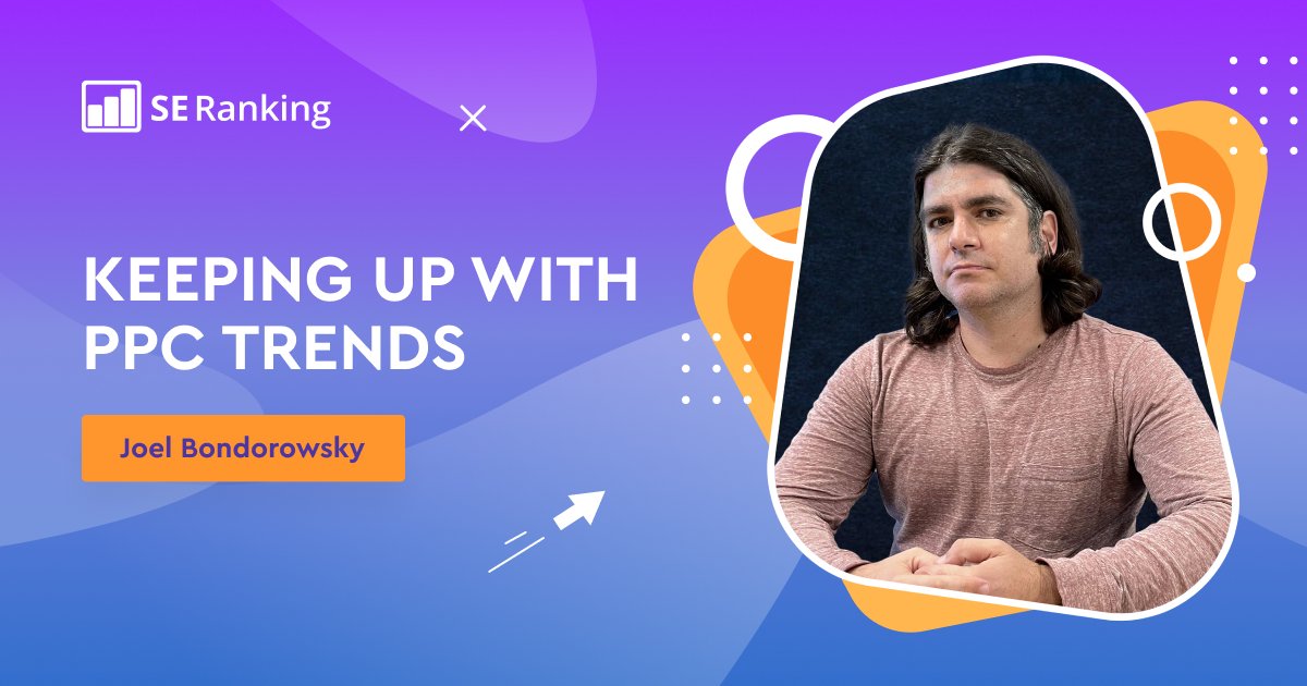 🎙This autumn, we had a chance to have a chat with ​​Joel Bondorowsky, an Israel-based PPC and marketing growth expert. Joel shared his thoughts on the changes we observe within the PPC landscape and shared some hands-on tips 👉 bit.ly/3p3WqGI