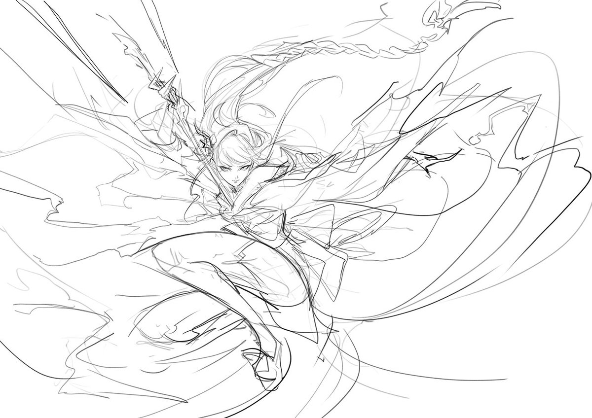 Genshin impact эскиз тату