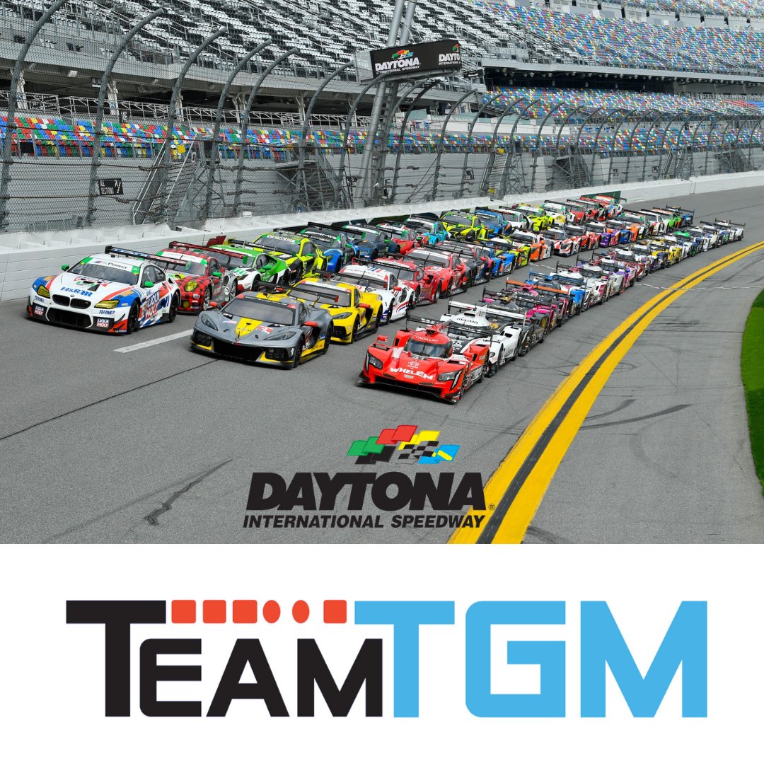 GoTeamTGM's tweet photo. #mondaymemories from @DAYTONA ! We’re back there with @IMSA in 53 days for the ROAR!
.
.
#teamtgm #goteamtgm #imsa #michelin #healthinnovation #healthmaverick #teamchevy #camaro #jktgfoundation #zl1 #daytona #forgeline #porsche #beyondfear #roarbeforethe24 @owentrinkler https://t.co/ctcj11NkuY