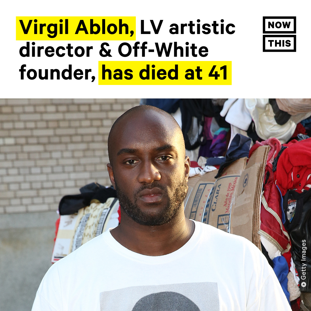 NowThis on X: Virgil Abloh, the artistic director of Louis