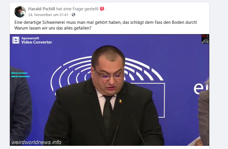 NativePotential's tweet photo. Krasse Ansage!
Harald Pschill hat eine Frage gestellt .
24. November um 01:41 ·
Eine derartige Schweinerei muss man mal gehört haben, das schlägt dem Fass den Boden durch!
Warum lassen wir uns das alles gefallen?
https://t.co/93sLygRtdZ
#eu #impfversagen #riecht nach Betrug https://t.co/mO2xzQtnov