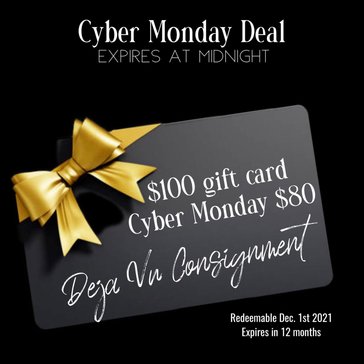 DejaVu_Consign's tweet photo. #cybermondaysale https://t.co/SAwPVZFYxi
