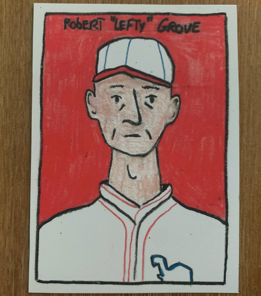 PressSeats's tweet photo. Lefty Grove. 1932 U.S. Caramel Style. 

Click the link to purchase. 

https://t.co/NCmrHbN2T3

#mlb #baseball #baseballcards #cardart #sportsart #collect #sportscards #baseballcardart #baseballcardartist #indiepress #leftygrove #philadelphiaathletics #oaklandathletics https://t.co/2tcaBsfsAL
