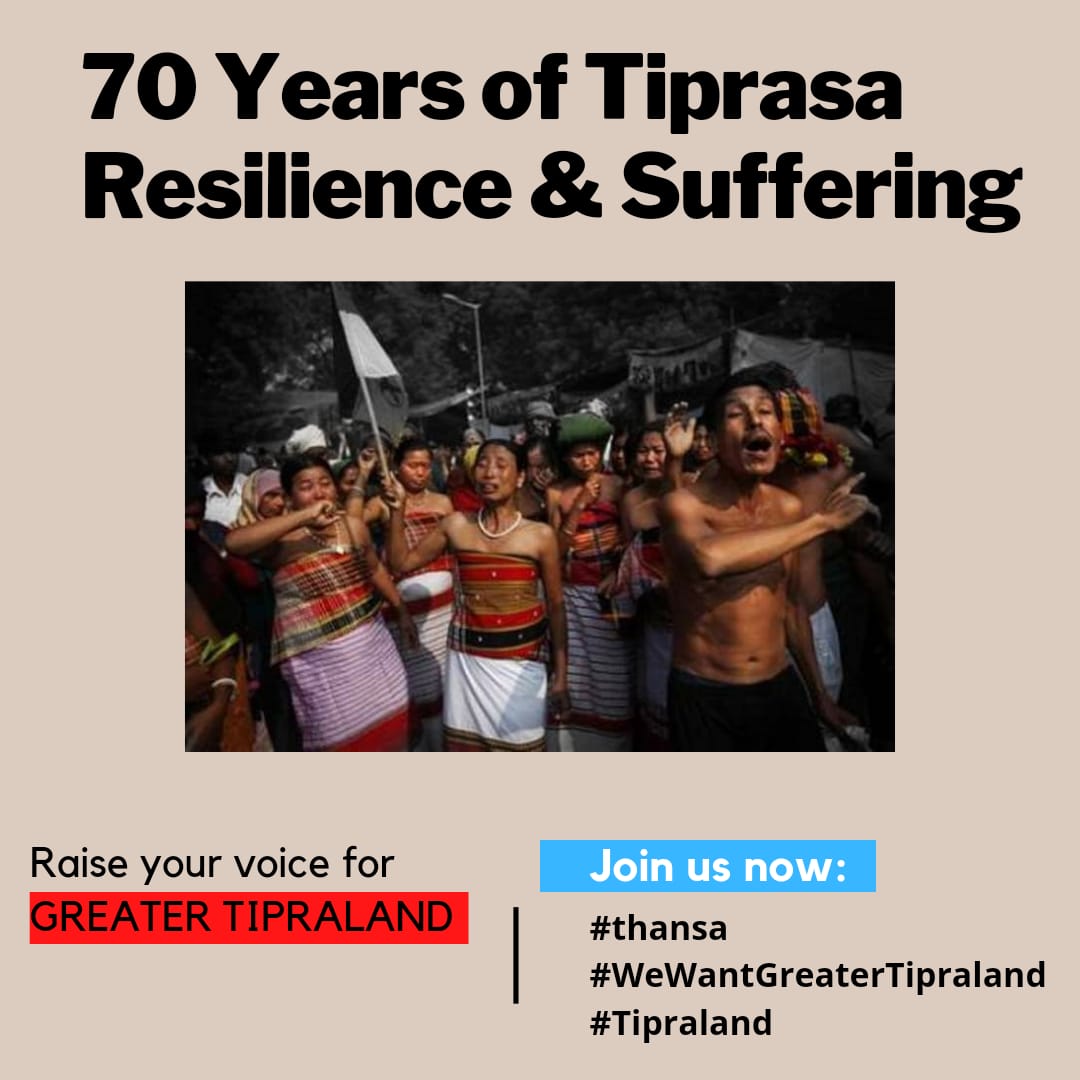 KD_Barman's tweet photo. Will continue to fight untill we get our Solution.

#WewantGreatertipraland #Thansa #Tipraland #tiprasa https://t.co/Q8uSCNO6qe